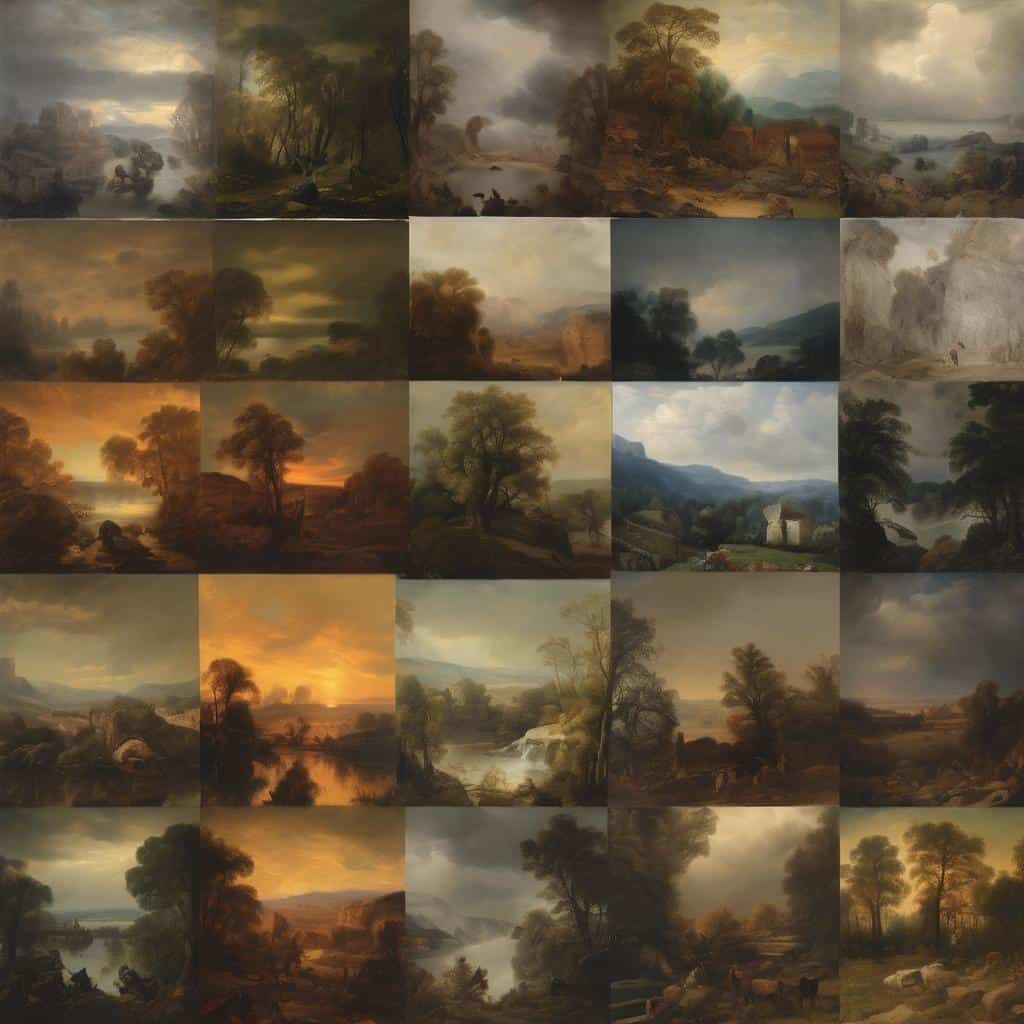 Ουράνιο τοπίο σε εκπληκτική ποιότητα, εμπνευσμένο από την βιογραφία και την ερμηνεία της φύσης.